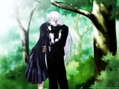 桔梗 杀生丸 情头