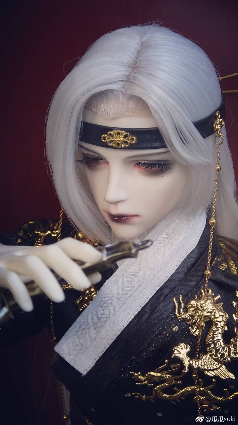 古风美男 sd娃娃 bjd 玩具 人偶 壁纸 萌物