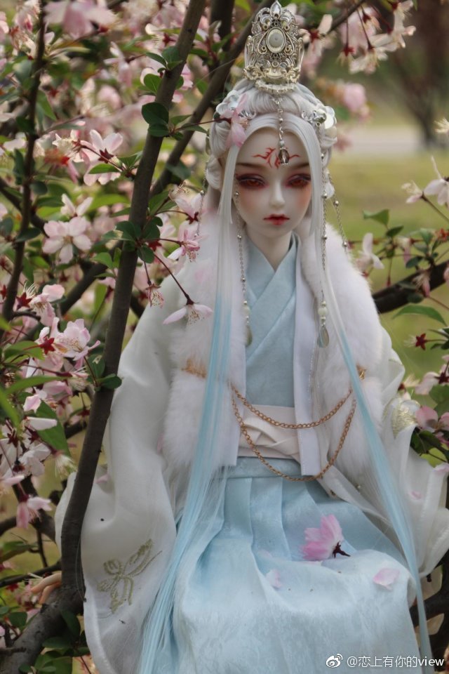 古风美人 sd娃娃 bjd 玩具 人偶 壁纸 萌物