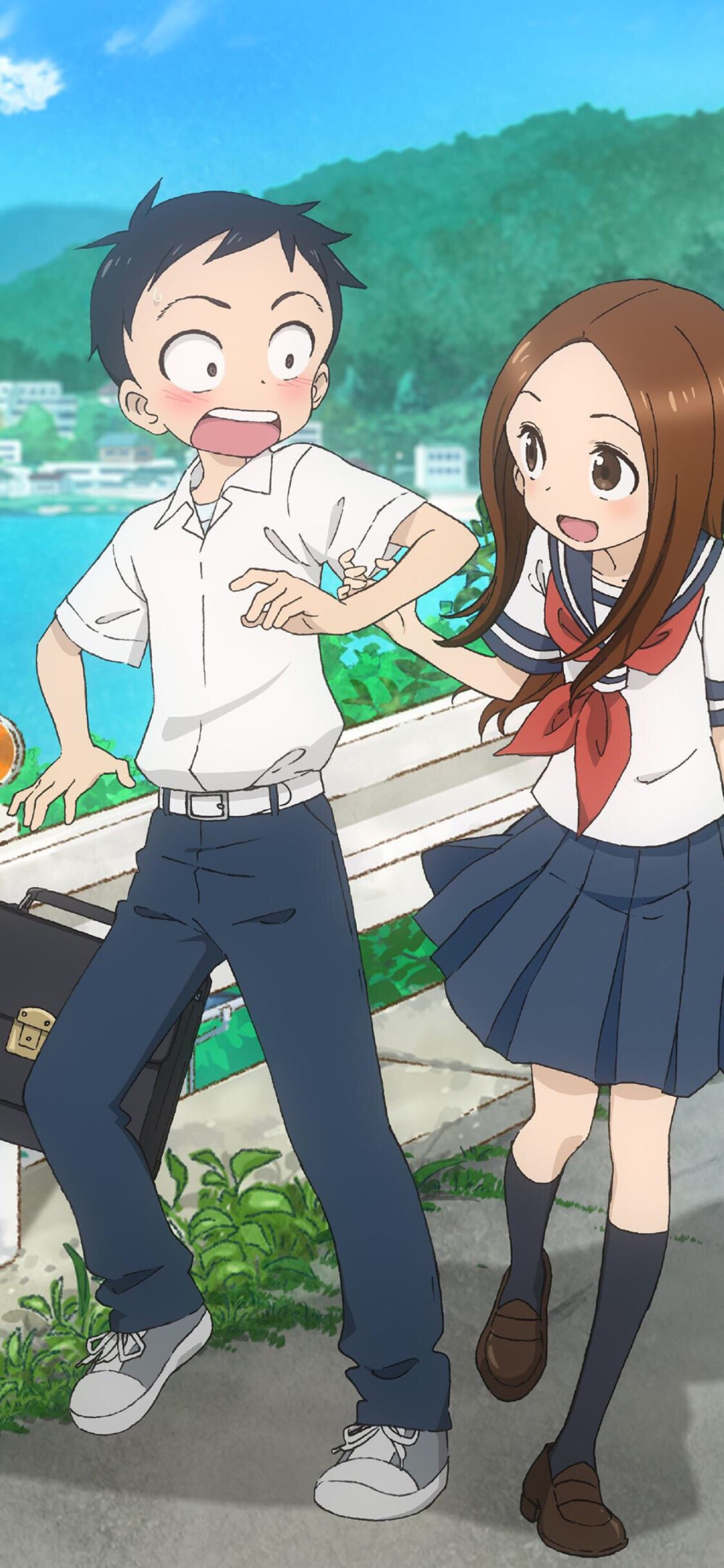 擅长作弄的高木同学iphonex壁纸