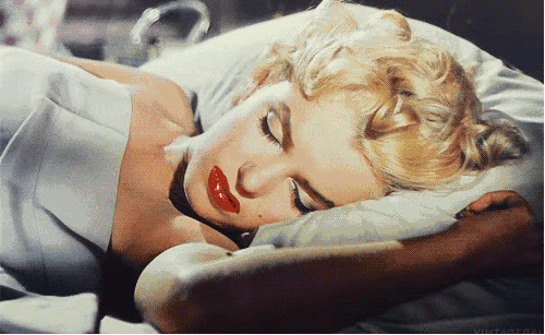 玛丽莲梦露,金发红唇,超美!gif动态图