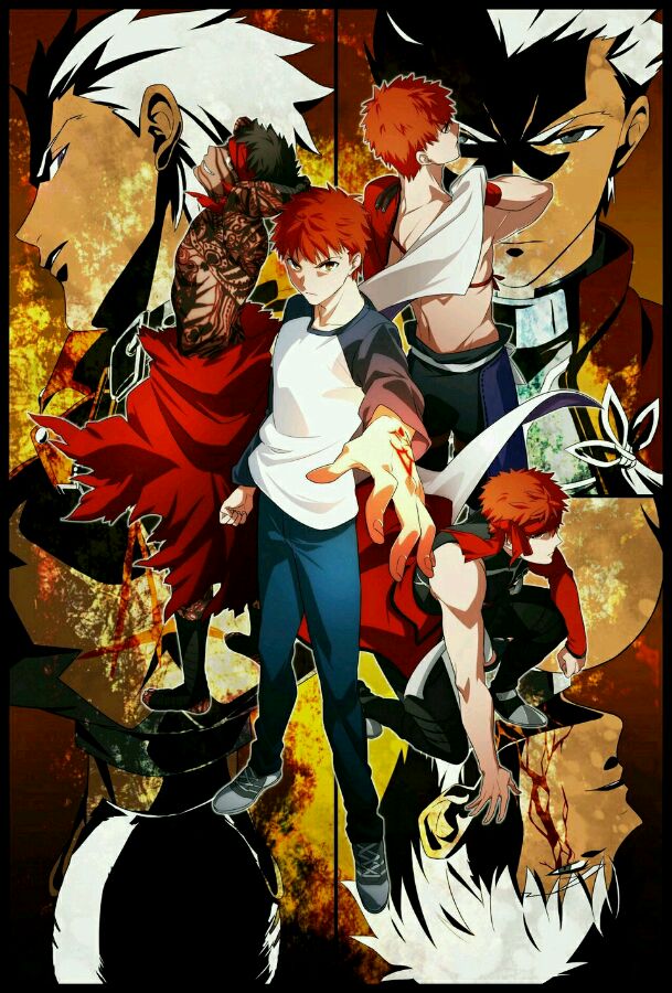 卫宫士郎壁纸1080p竖屏,1080p蓝光竖屏壁纸图片 fate fgo 双王 切嗣 卫宫士郎 英灵卫宫 金闪闪 吉尔伽美什 旧剑