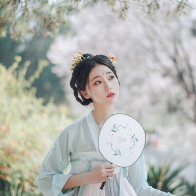 古风or森系.真人女头.