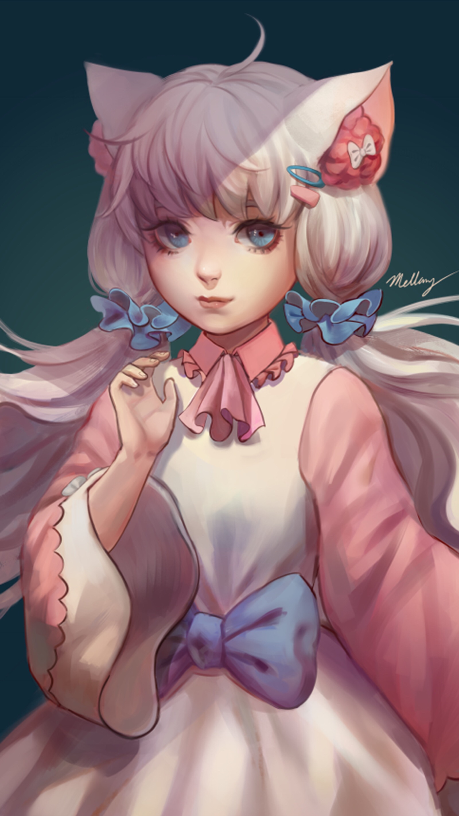 影视 女生 q版 微信 qq 微博 )女孩 韩国唯美插画手绘动漫卡通可爱