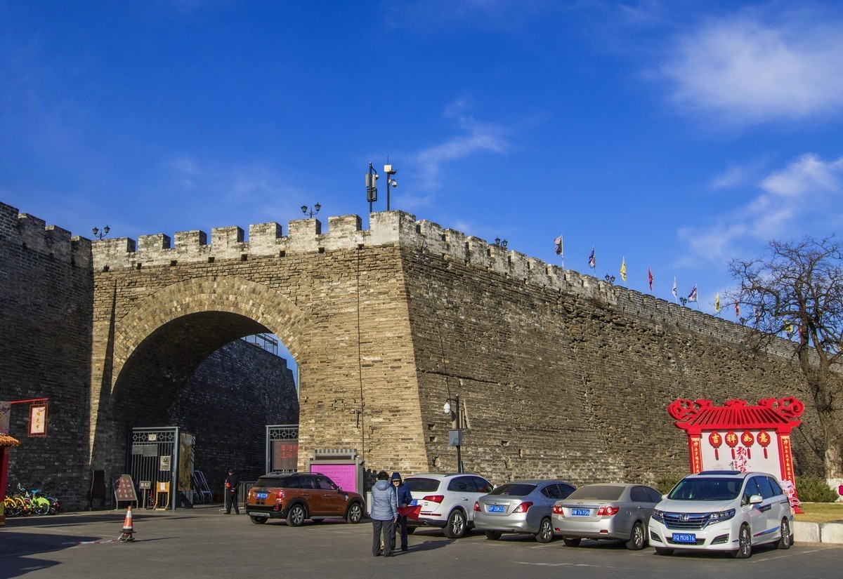 明城墙城门遗址图片