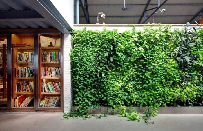 2018阳台绿色植物墙设计