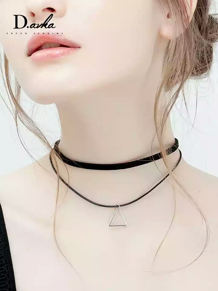 颈圈 项链 锁骨链 - 堆糖,美图壁纸兴趣社区