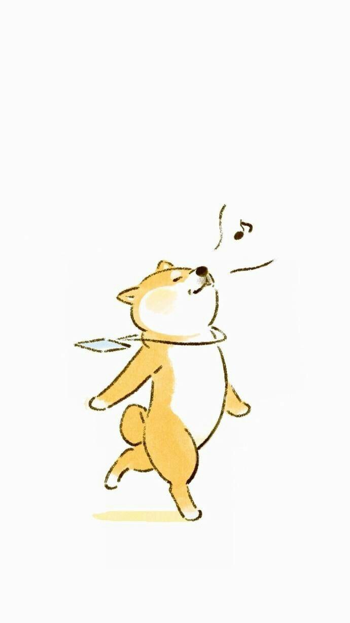 は蛋柴犬插画