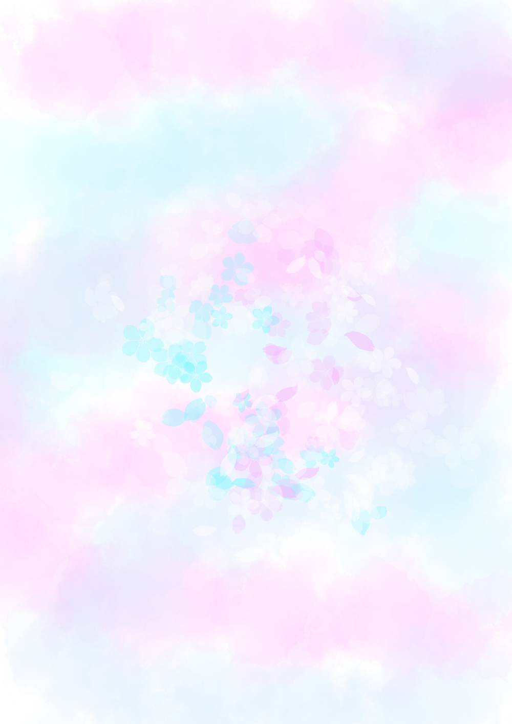 壁纸 背景 花朵 纯色 唯美 意境 插画 绘画 简洁 高清 平铺 锁屏 个性