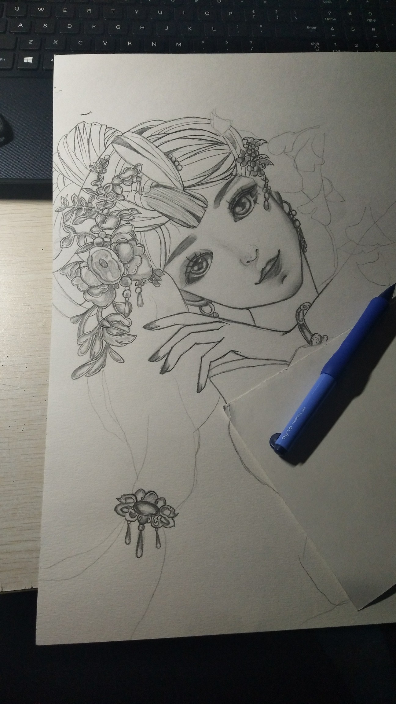 铅笔插画 有偿帮画哦