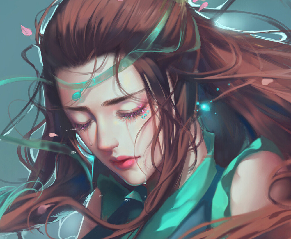 剑网三 琴娘 绘师:花盐hanashio