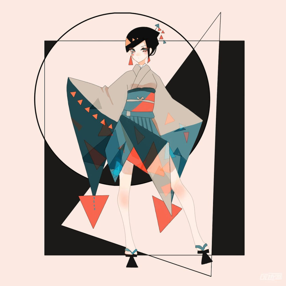 和服 插画 设计赞评论更多