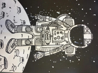 儿童线描画