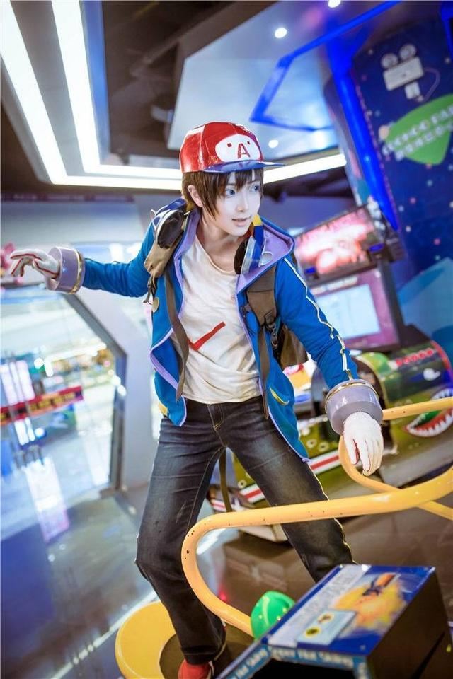 鲁班七号cos 电玩小子