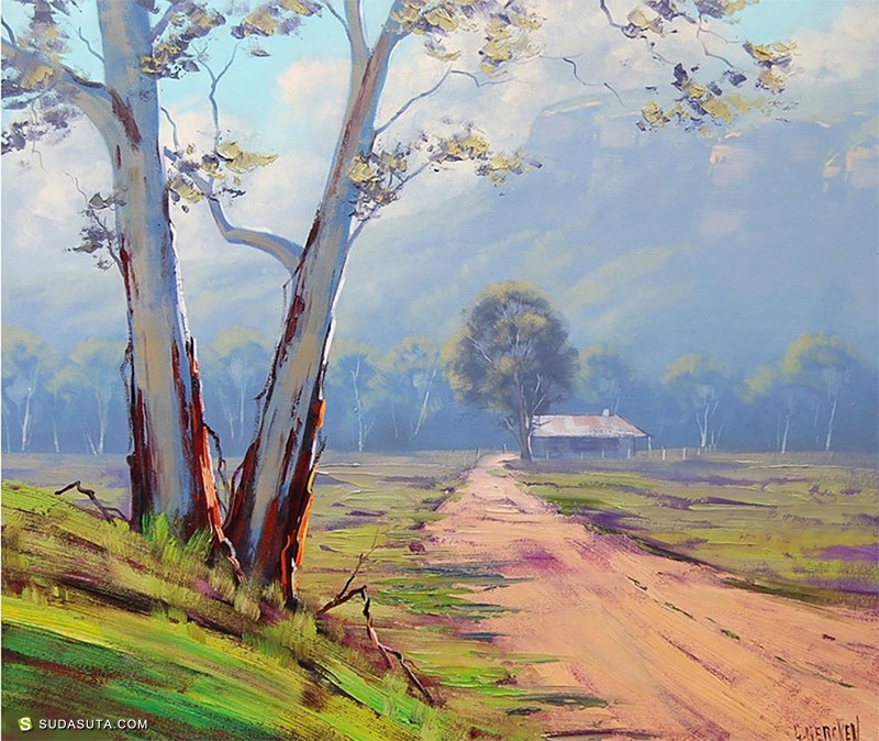 澳大利亚风景绘画艺术家graham gercken 的油画作品