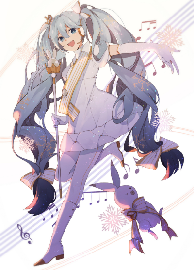 初音未来雪巫女