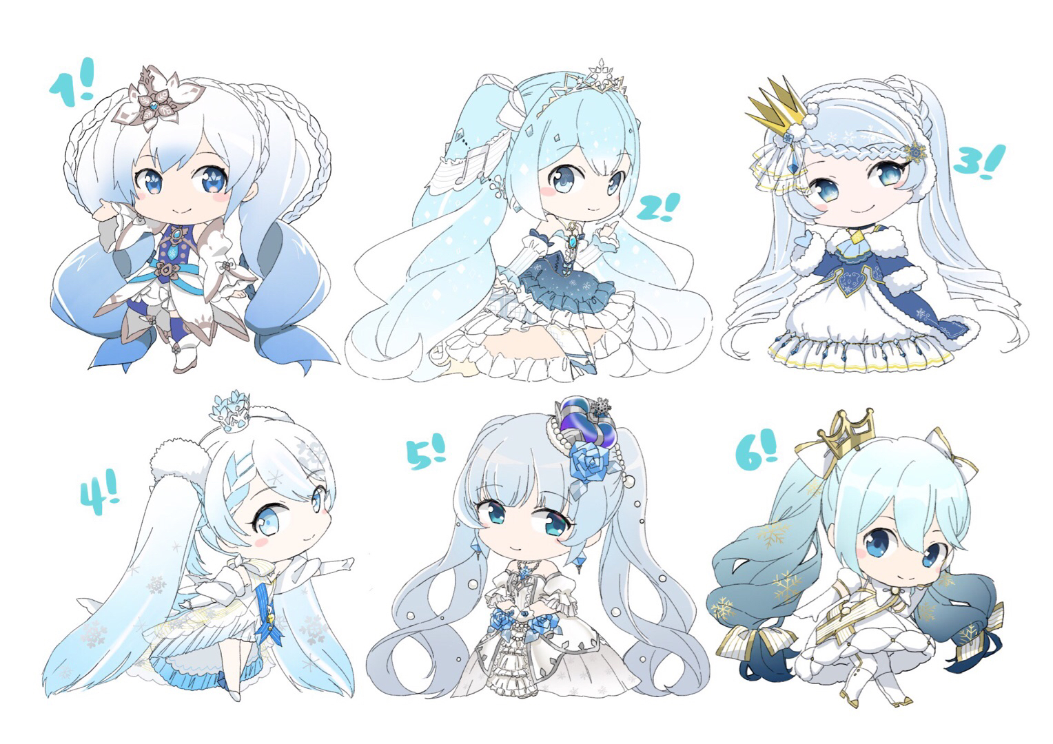 2019雪初候选 雪初音 雪未来 雪ミク 雪miku 堆糖,美图壁纸兴趣
