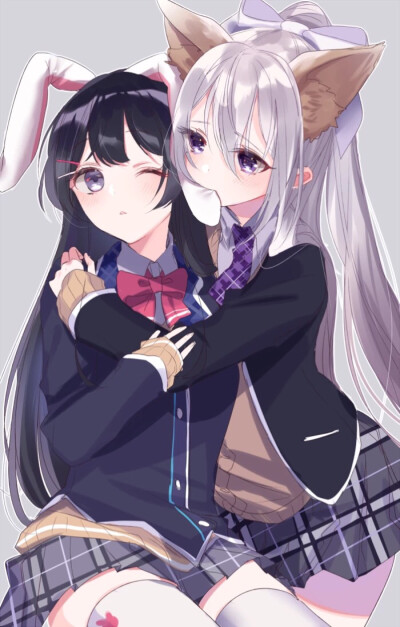 pixiv p站 侵删 图片 情侣 校园 奇幻 幻境 美景 素材 少女 美少女 萌