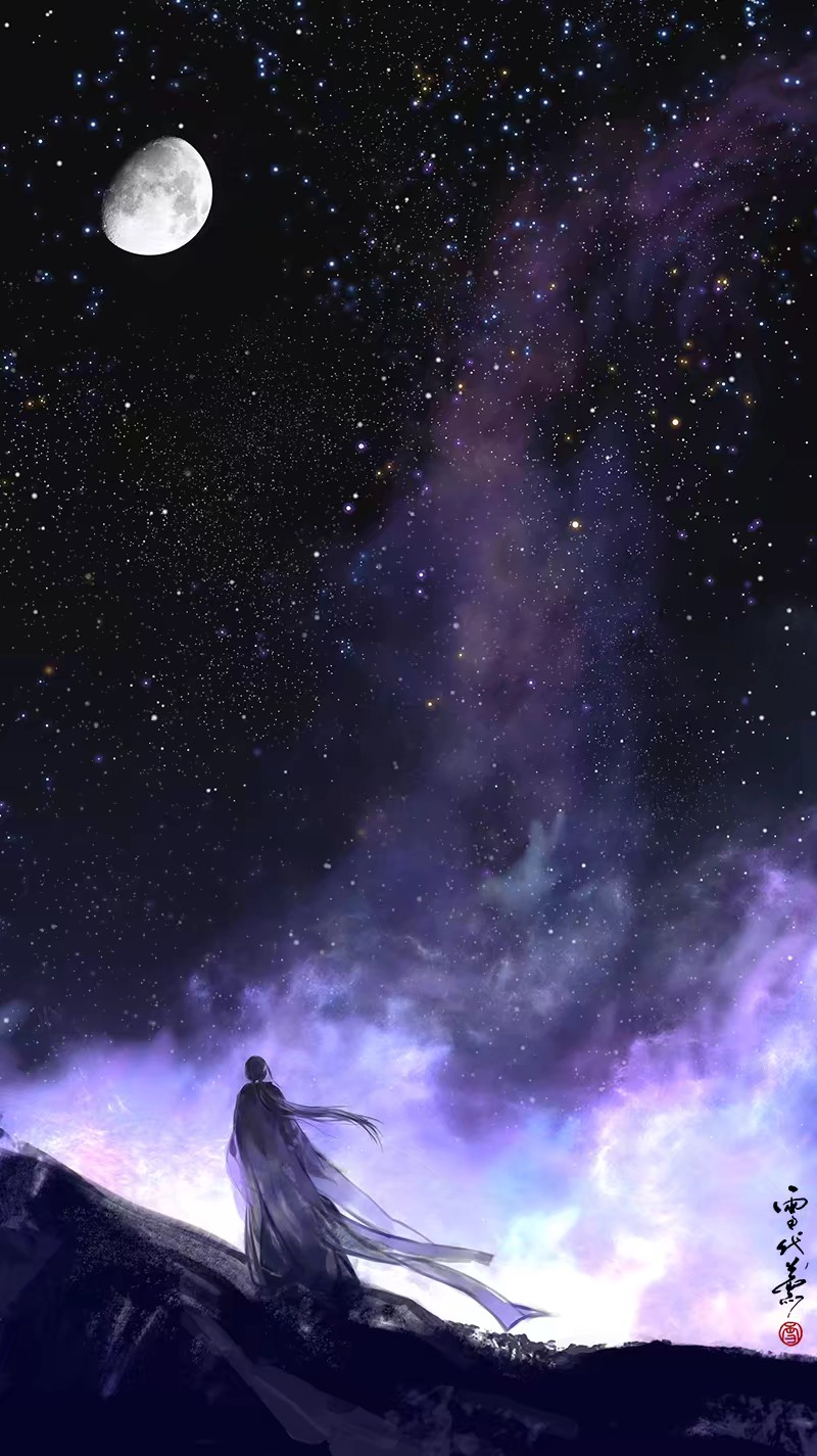 古风人物 星空 堆糖,美图壁纸兴趣社区
