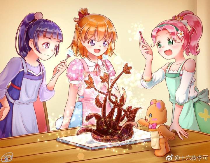 mahogirls光之美少女朝日奈未来十六夜理子花海言叶