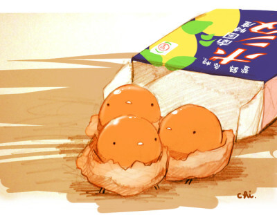 小鸡仔 食物拟人