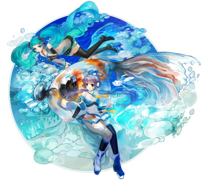 洛天依 初音未来葱包( ° °)