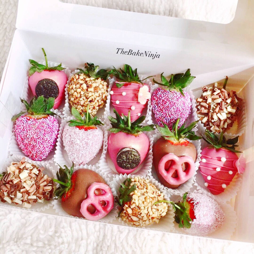 彩景 巧克力草莓香草图片