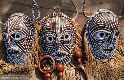 非洲图腾面具