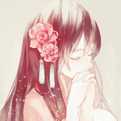 好看唯美的卡通女生古风头像梦回尘间几寸欢