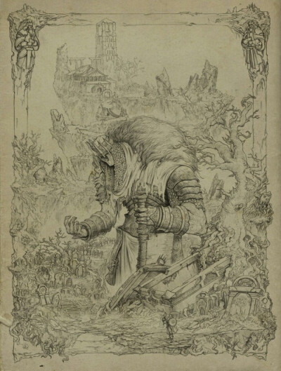 黑暗之魂插画