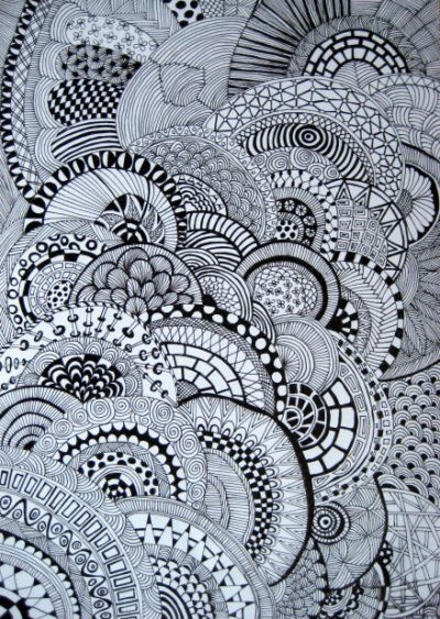 禅绕画赏析图片