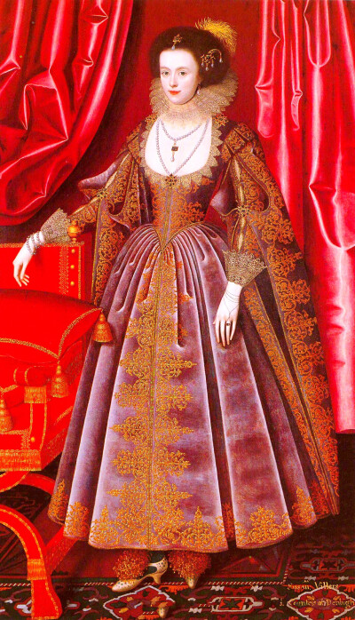susan villiers,countess of denbigh,查理一世王后的首席侍寝女官.