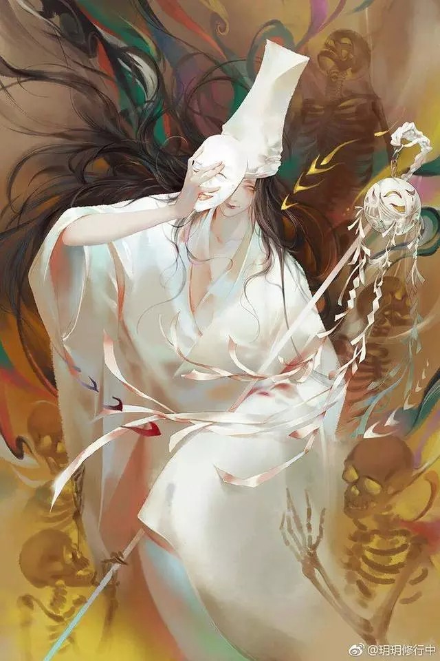 动漫古风男女 黑白无常细腻意境精致唯美