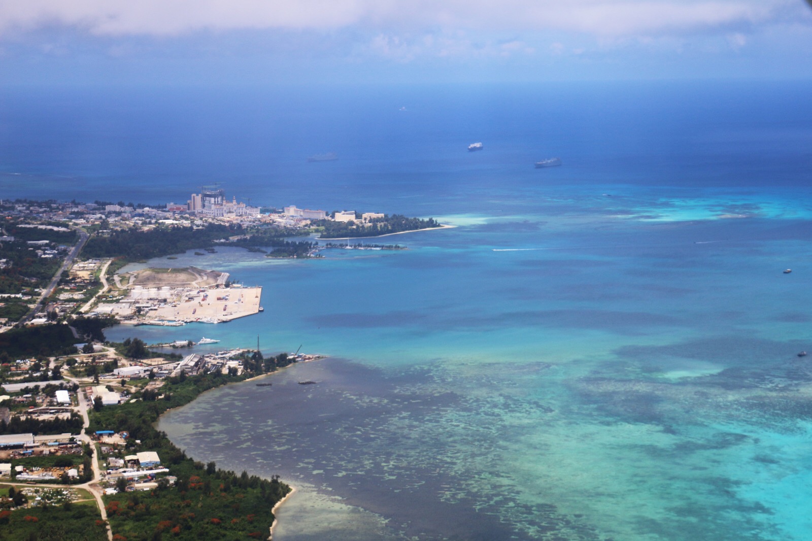俯瞰蓝色宝石 据说塞班的海有七种颜色幸运… - 堆糖,美图壁纸兴趣社