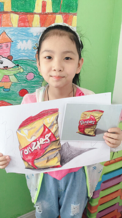 彩铅画