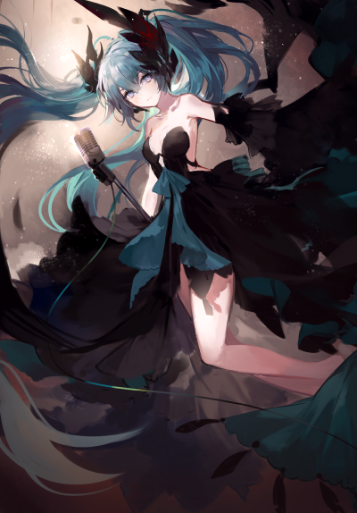 vocaloid 初音未来 绘师:as(pixiv id=2322504)本作品pixiv id=