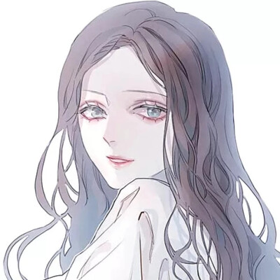 女生手绘头像