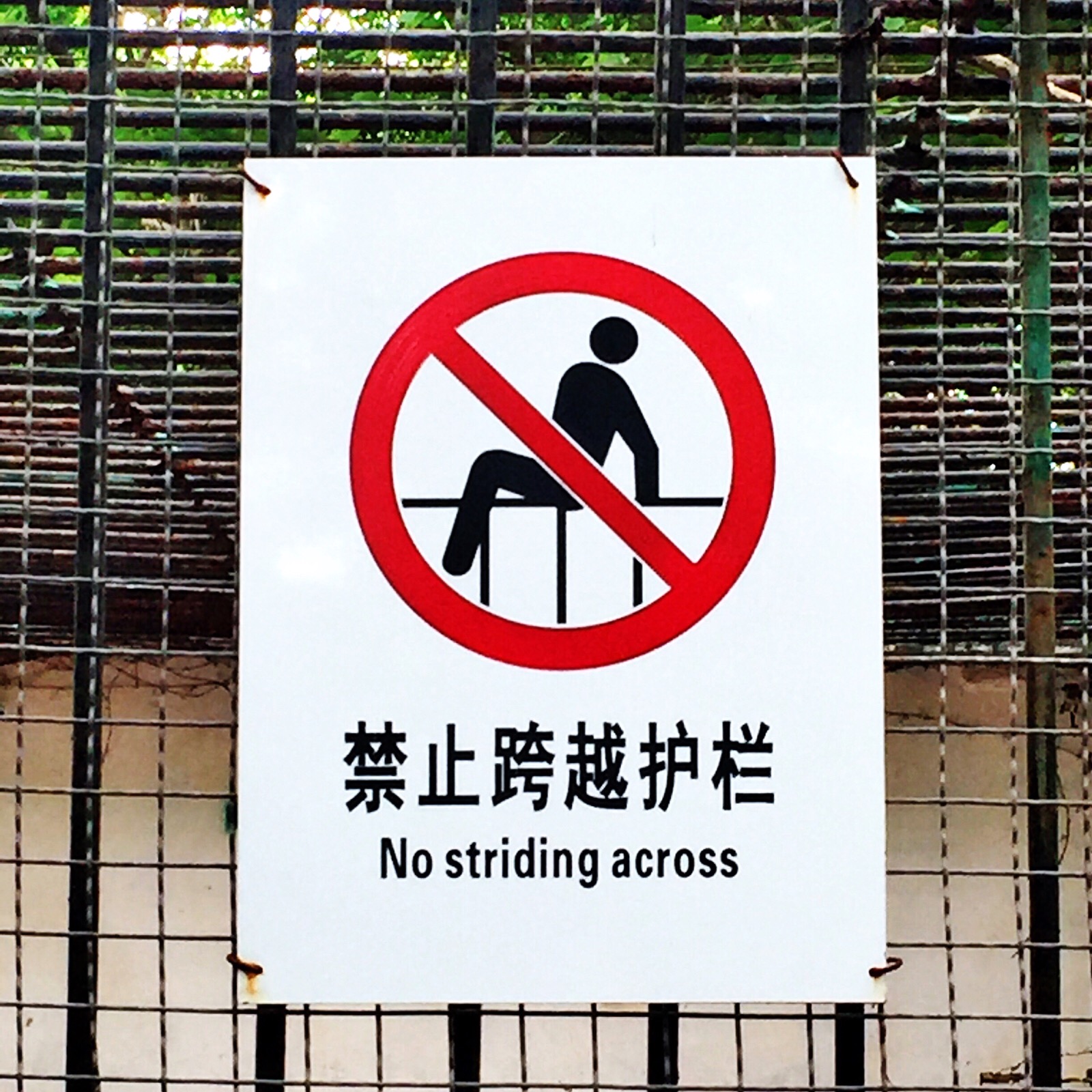 动物园禁止标志图片
