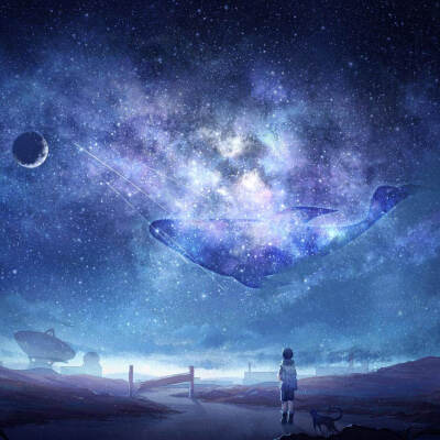 蓝色意境
