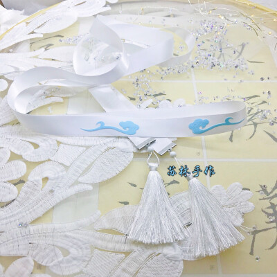 【立体云纹抹额】手作～极尽还原
