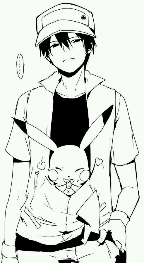 黑白线稿/橡皮章素材/动漫/神奇宝贝