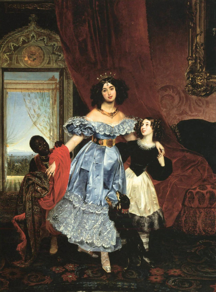 卡尔·布留洛夫(karl bryullov(1799-1852年 是19世纪上半期俄罗斯