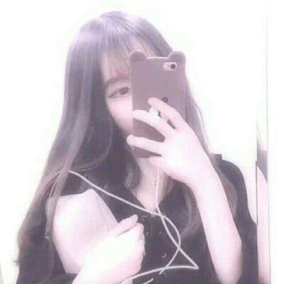 真人女头 手机控 可爱 朦胧
