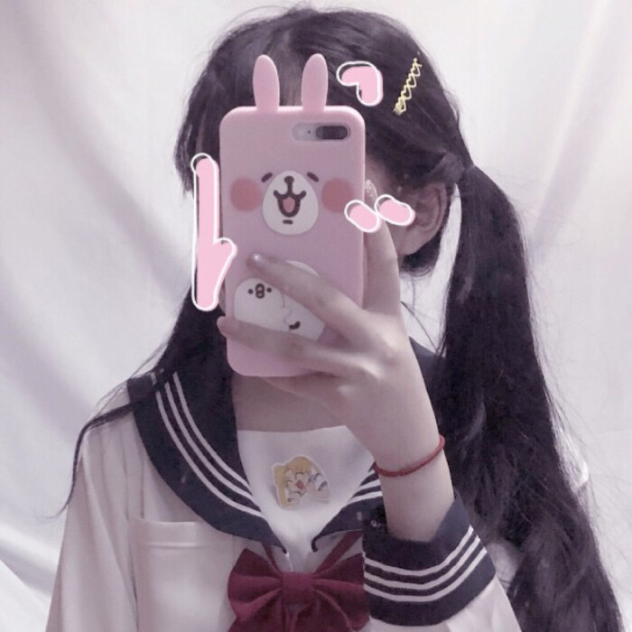 女头 头像 可爱 双马尾 拿图点赞 二传辈子