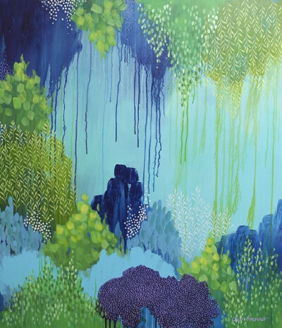 植物丙烯画教学