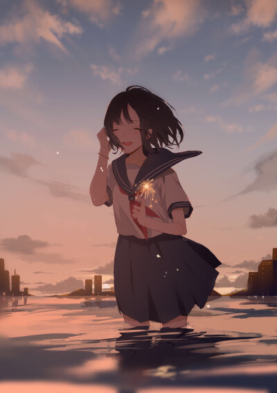 花火 绘师:织布机loom(p id=13695413) 本作品id=69662529