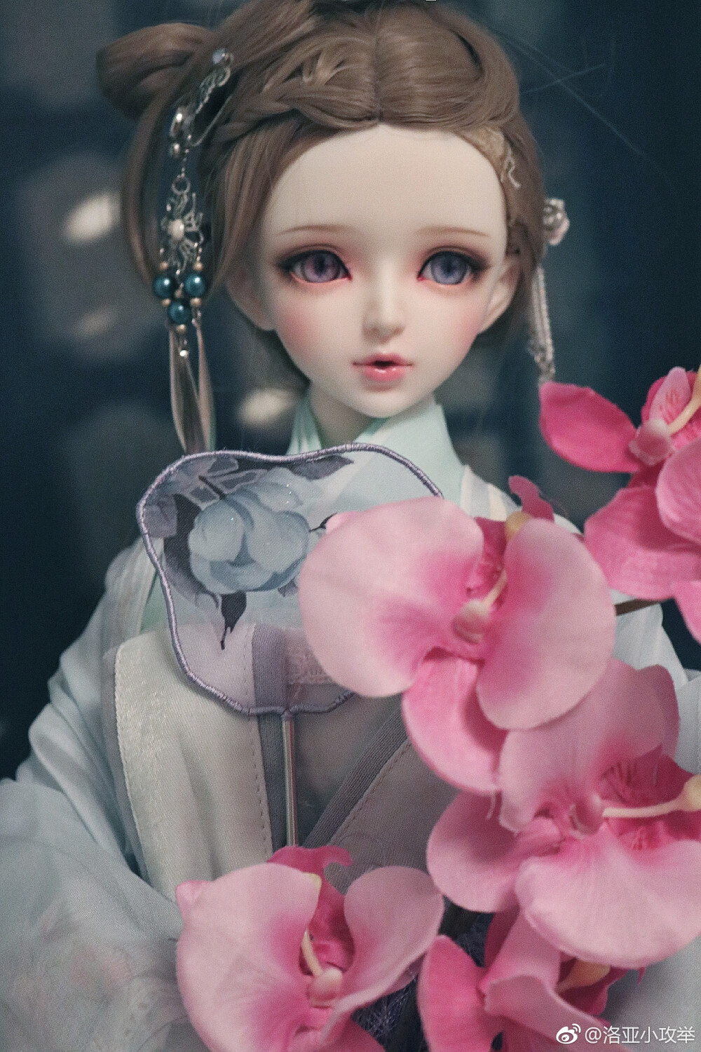 古风美人 sd娃娃 bjd 玩具 人偶 壁纸 萌物