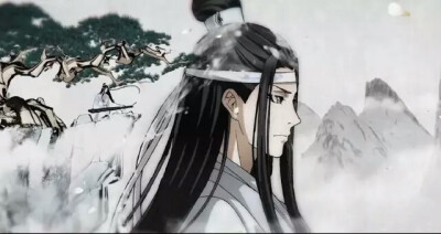 魔道祖师水彩