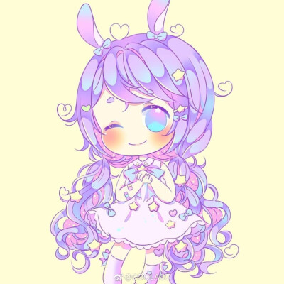 水彩卡通动漫人物