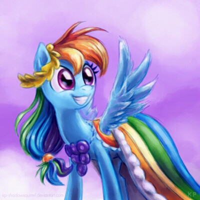 小马宝莉 云宝 云宝黛西 rainbow dash rd 蓝色系 彩虹小马